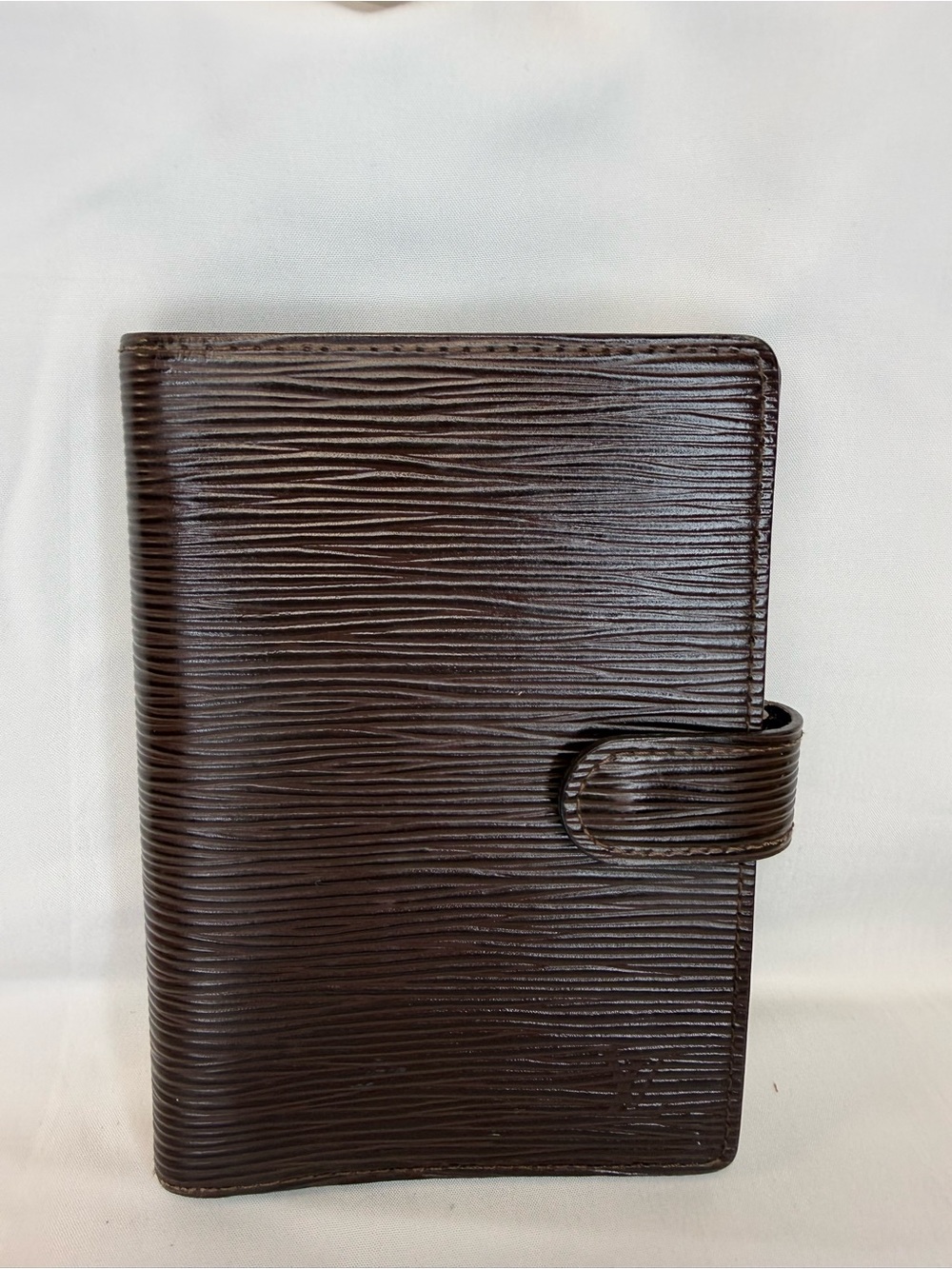 Louis Vuitton Dark Brown Epi Leather Agenda/Passport Holder